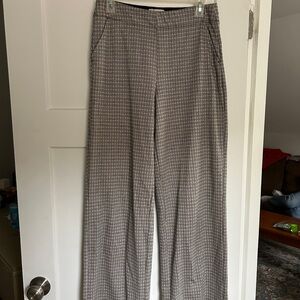 Max Studio Women's Gray Plaid Dress Pants
